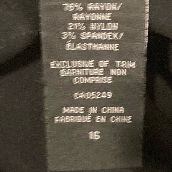 Black dress pant flare leg - Picture 4 of 4